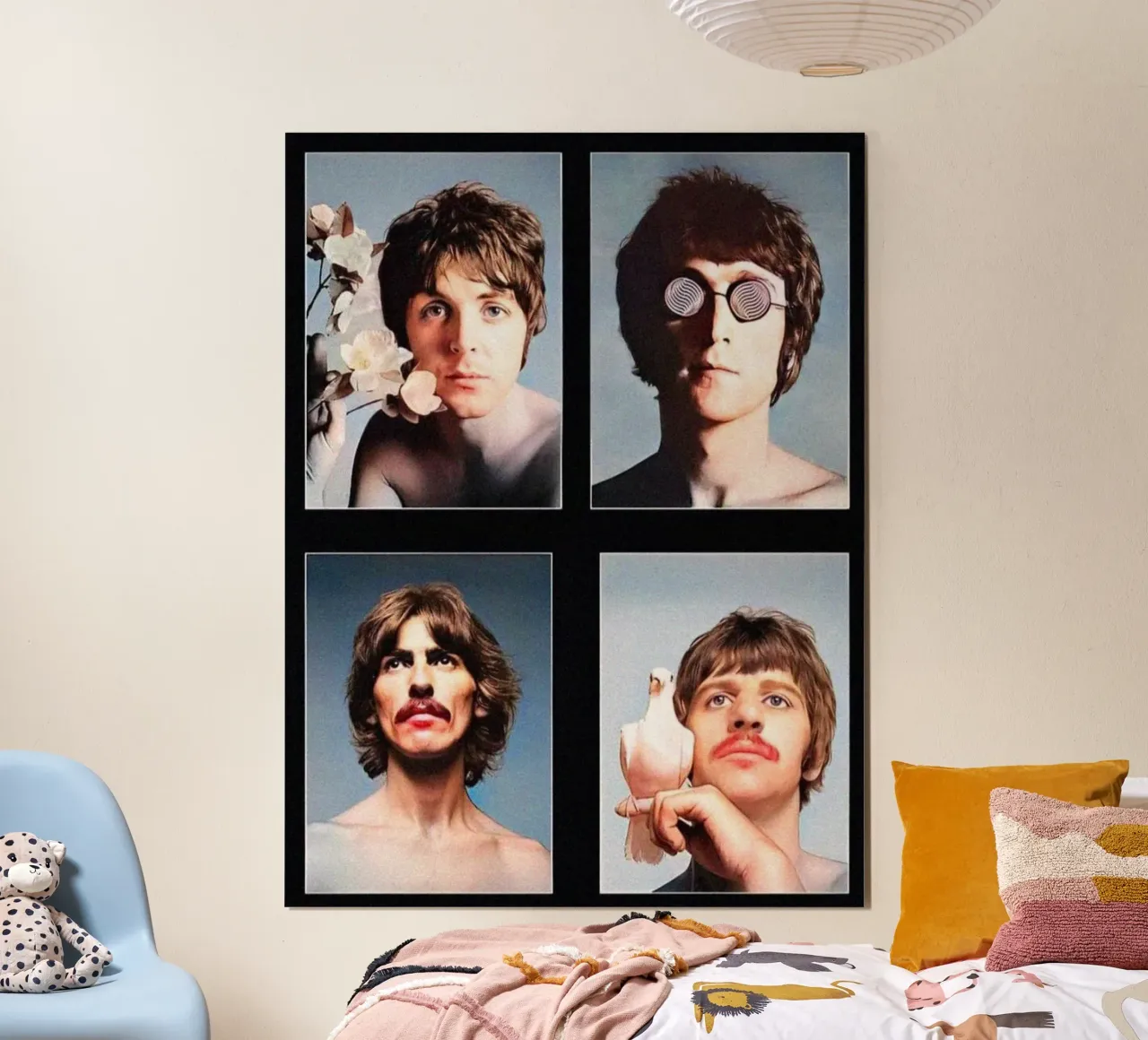Conozca a los Beatles en directo poster de nabcu