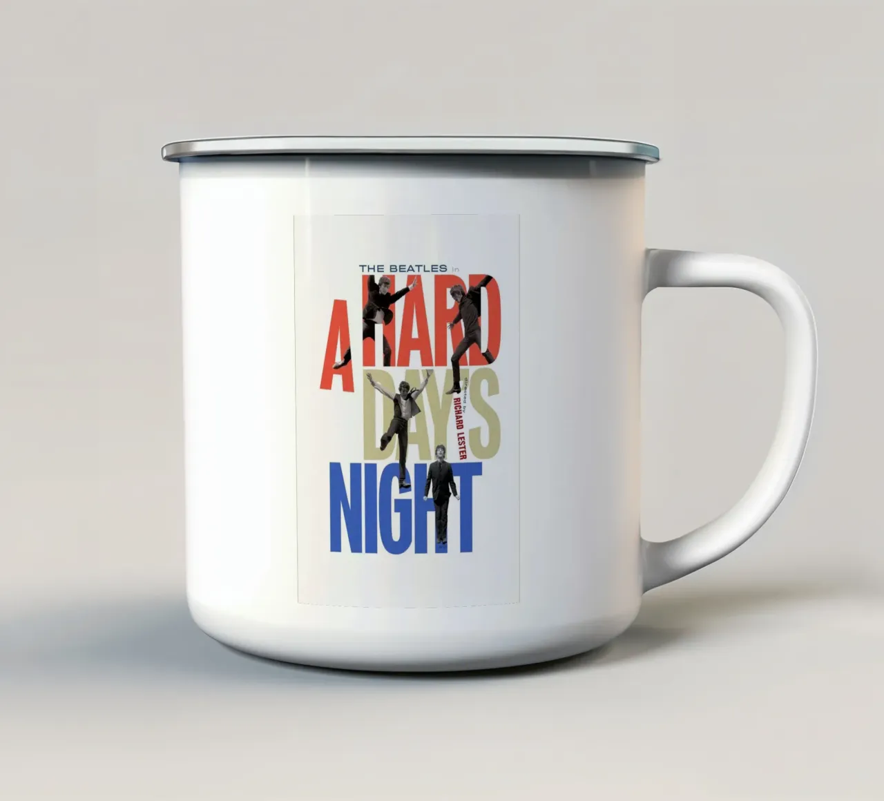 Il ritmo continua tazza in smalto da nabcu