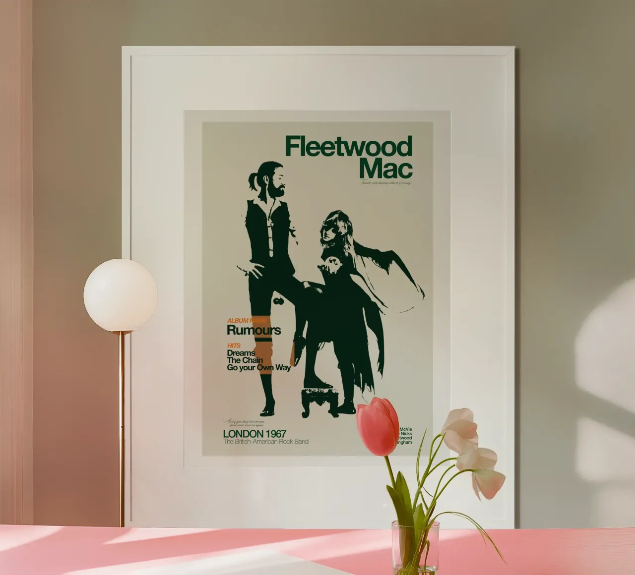 Rumours Album Fleetwood Mac poster da mbapesartur