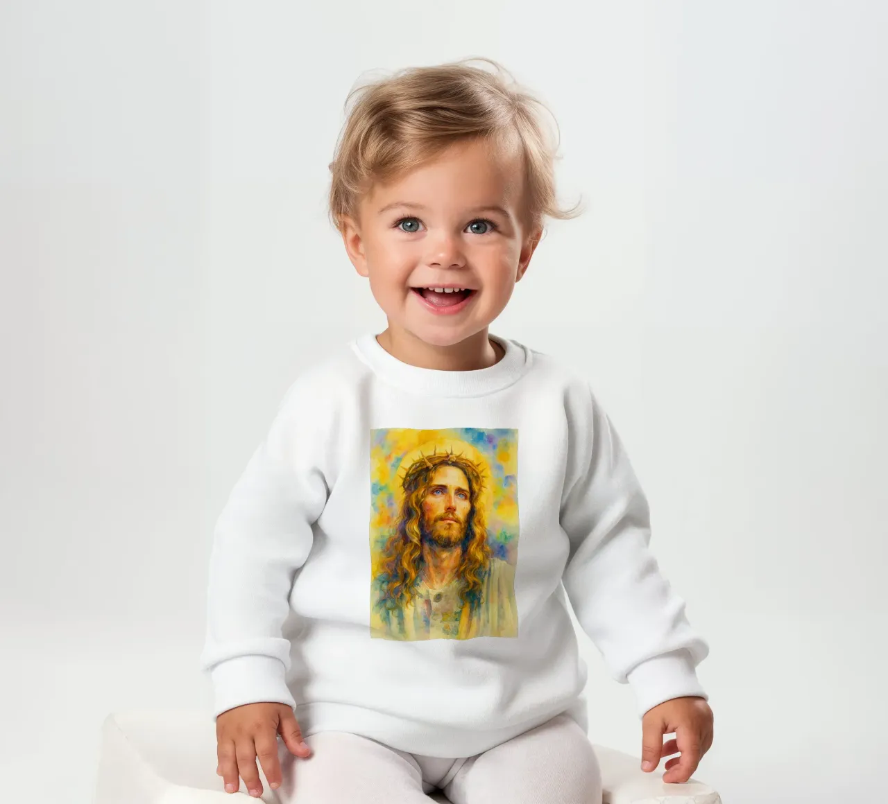 Gesù di Nazareth felpa neonato da kadilans