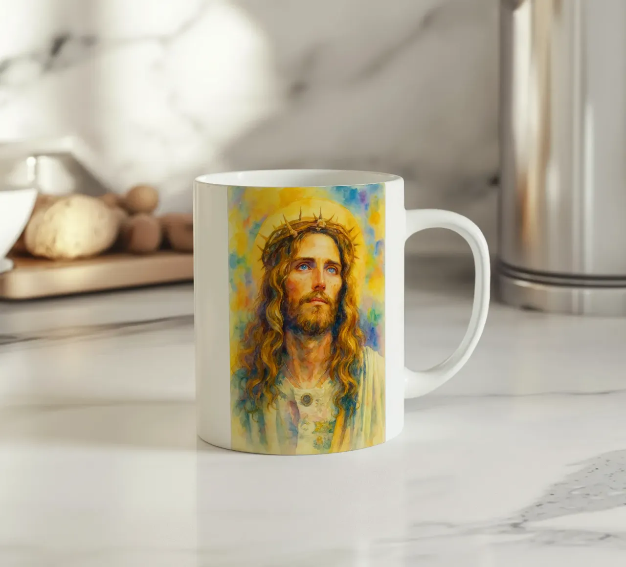 Gesù di Nazareth tazza in ceramica da kadilans