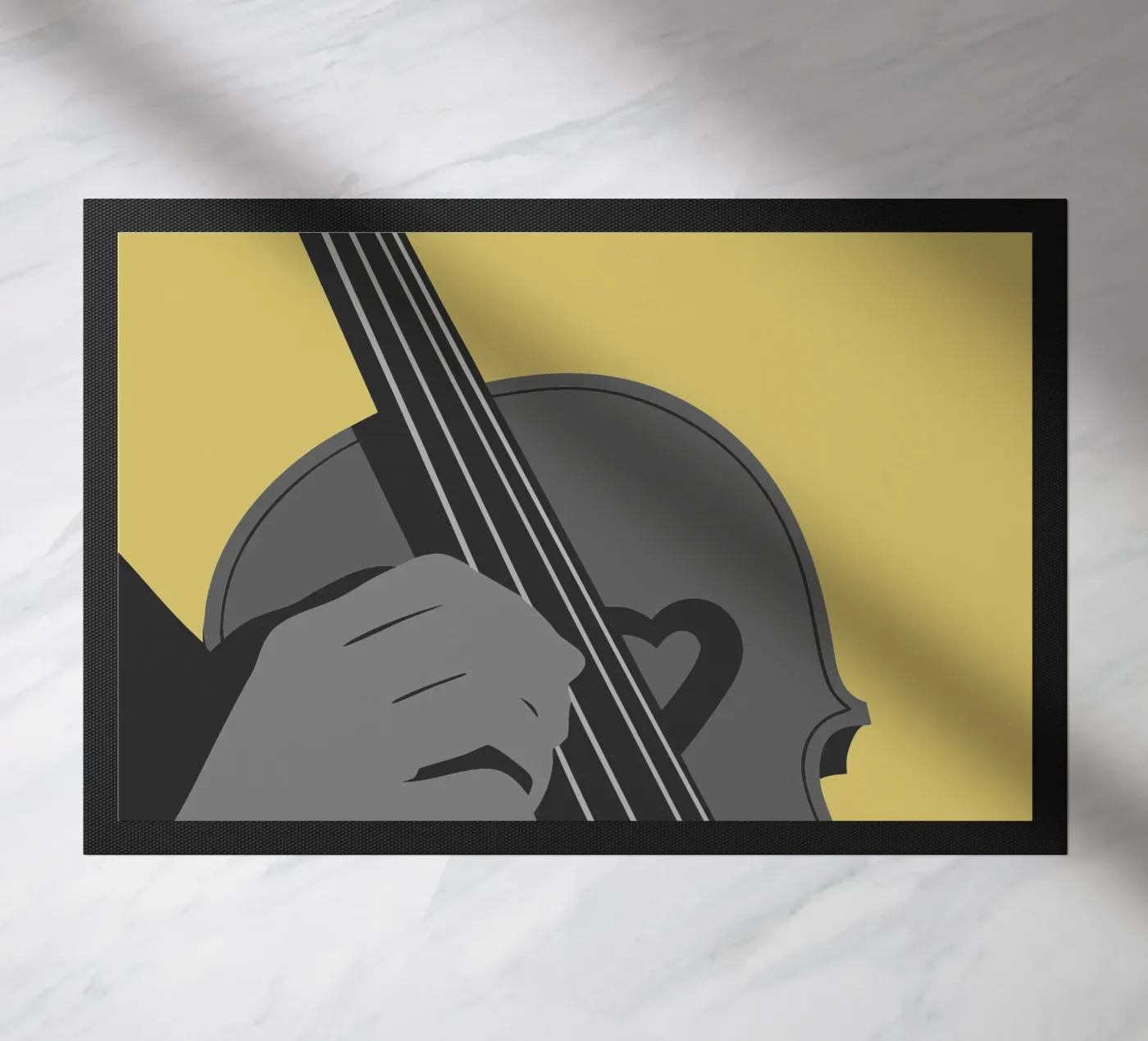 Playing the Violin doormat by MUSIC EDITION