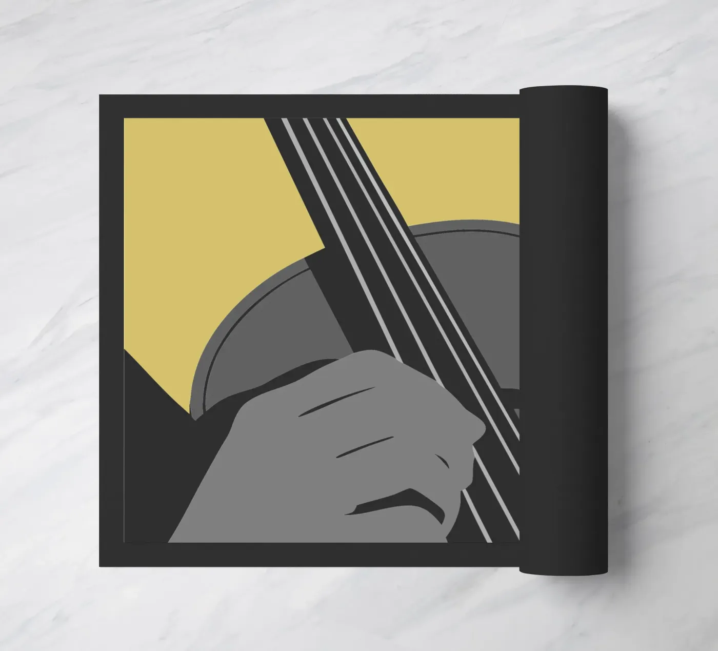 Playing the Violin doormat by MUSIC EDITION