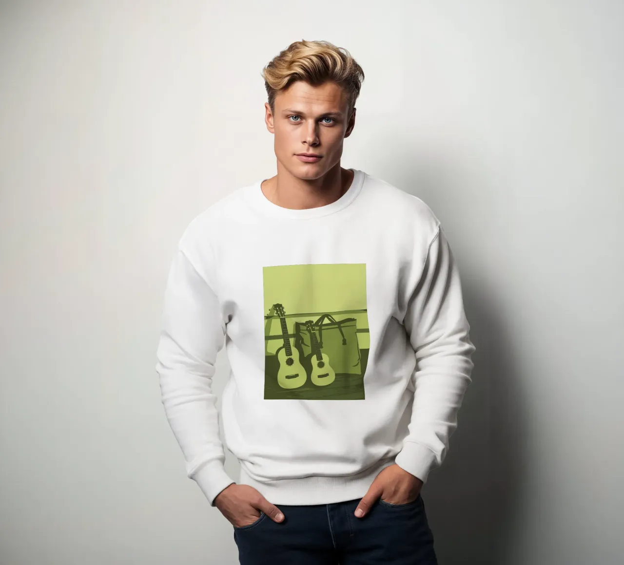 Due chitarre felpa da MUSIC EDITION