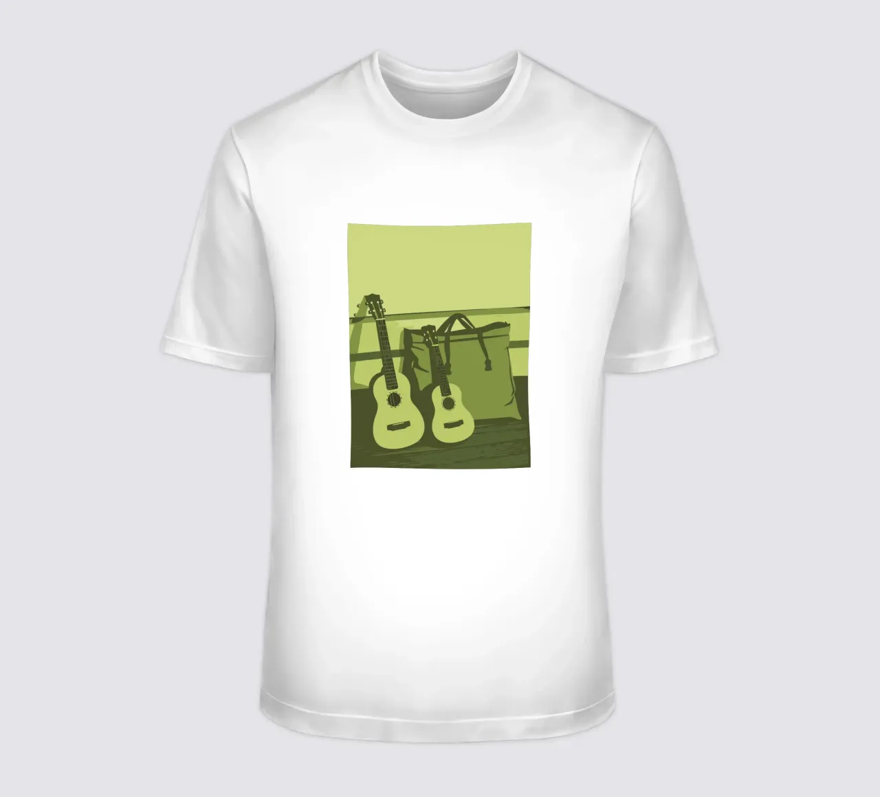 Due chitarre t-shirt da MUSIC EDITION