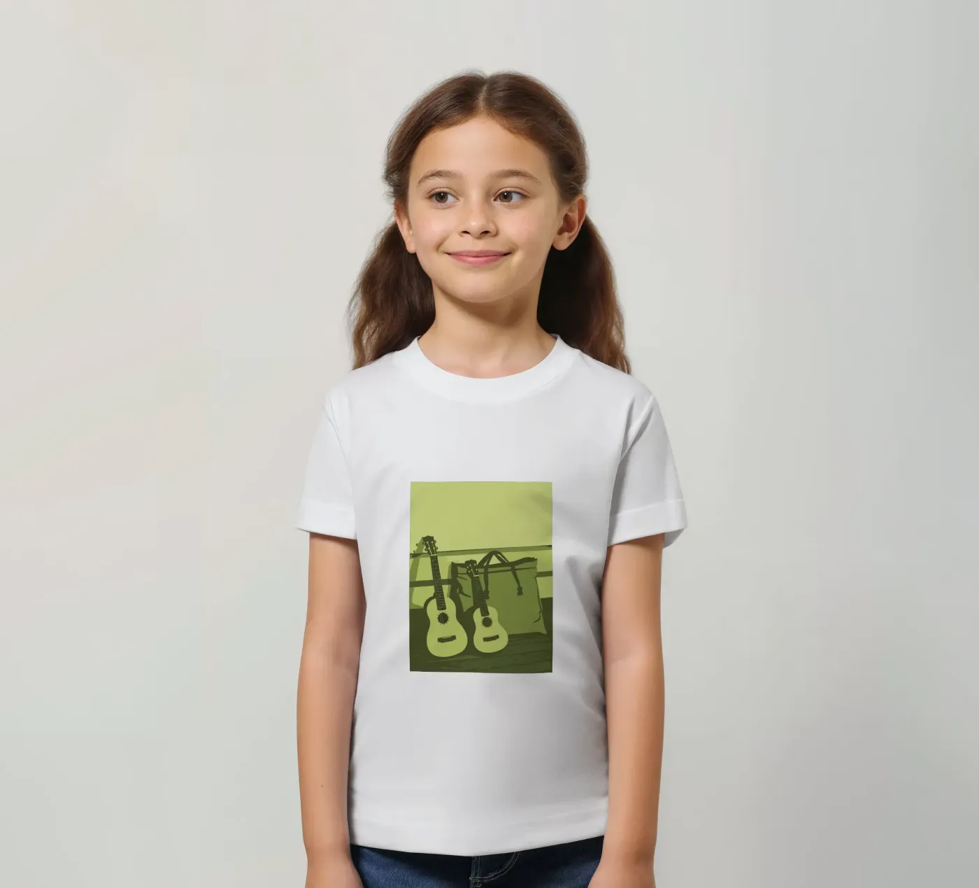 Twee gitaren kinder t-shirt van MUSIC EDITION