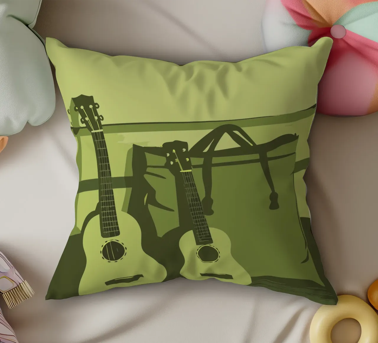Due chitarre cuscino da MUSIC EDITION