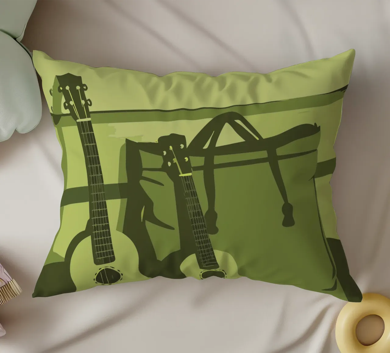 Due chitarre cuscino da MUSIC EDITION