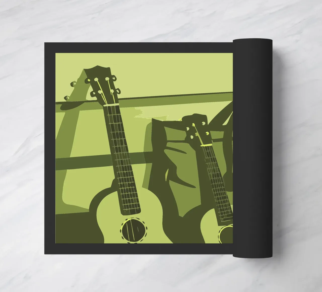 Twee gitaren deurmat van MUSIC EDITION