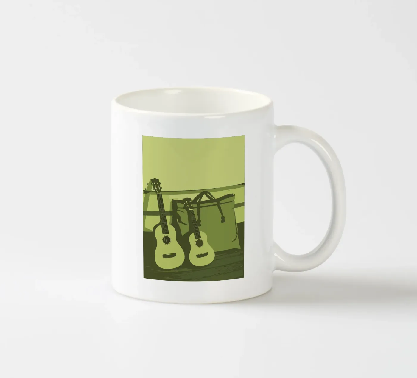 Twee gitaren keramische mok van MUSIC EDITION