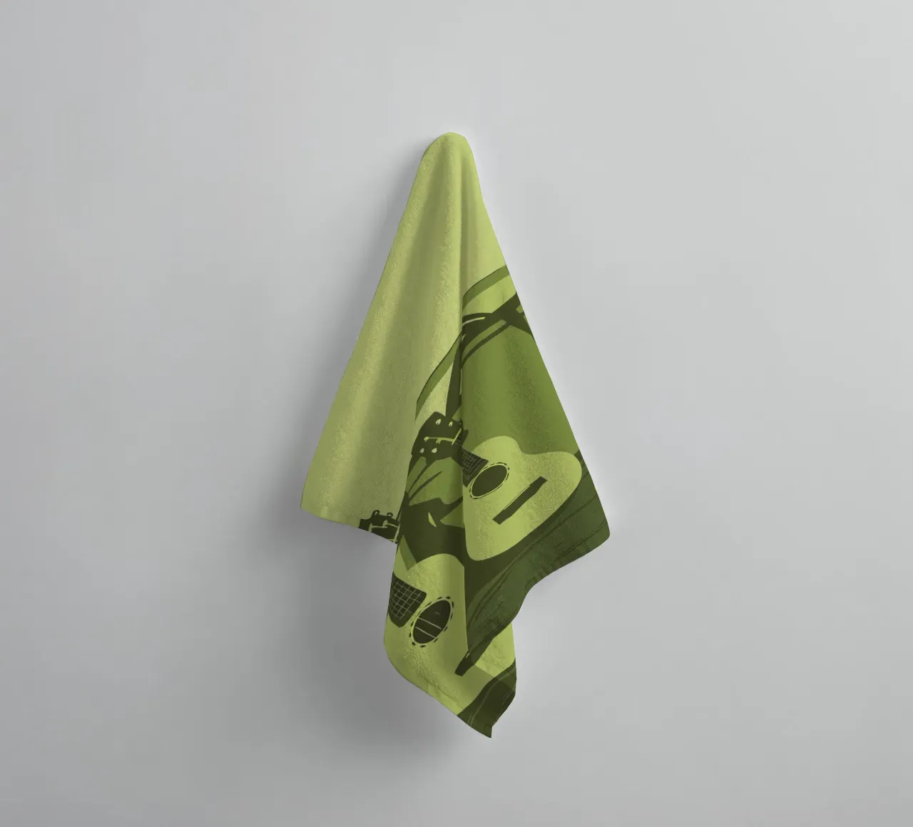 Twee gitaren badhanddoek van MUSIC EDITION