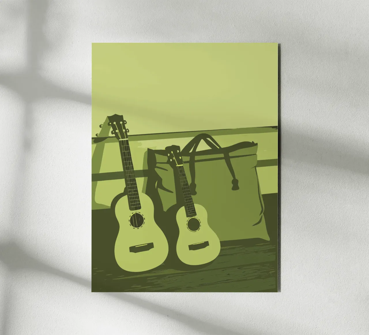 Twee gitaren forex-plaat van MUSIC EDITION