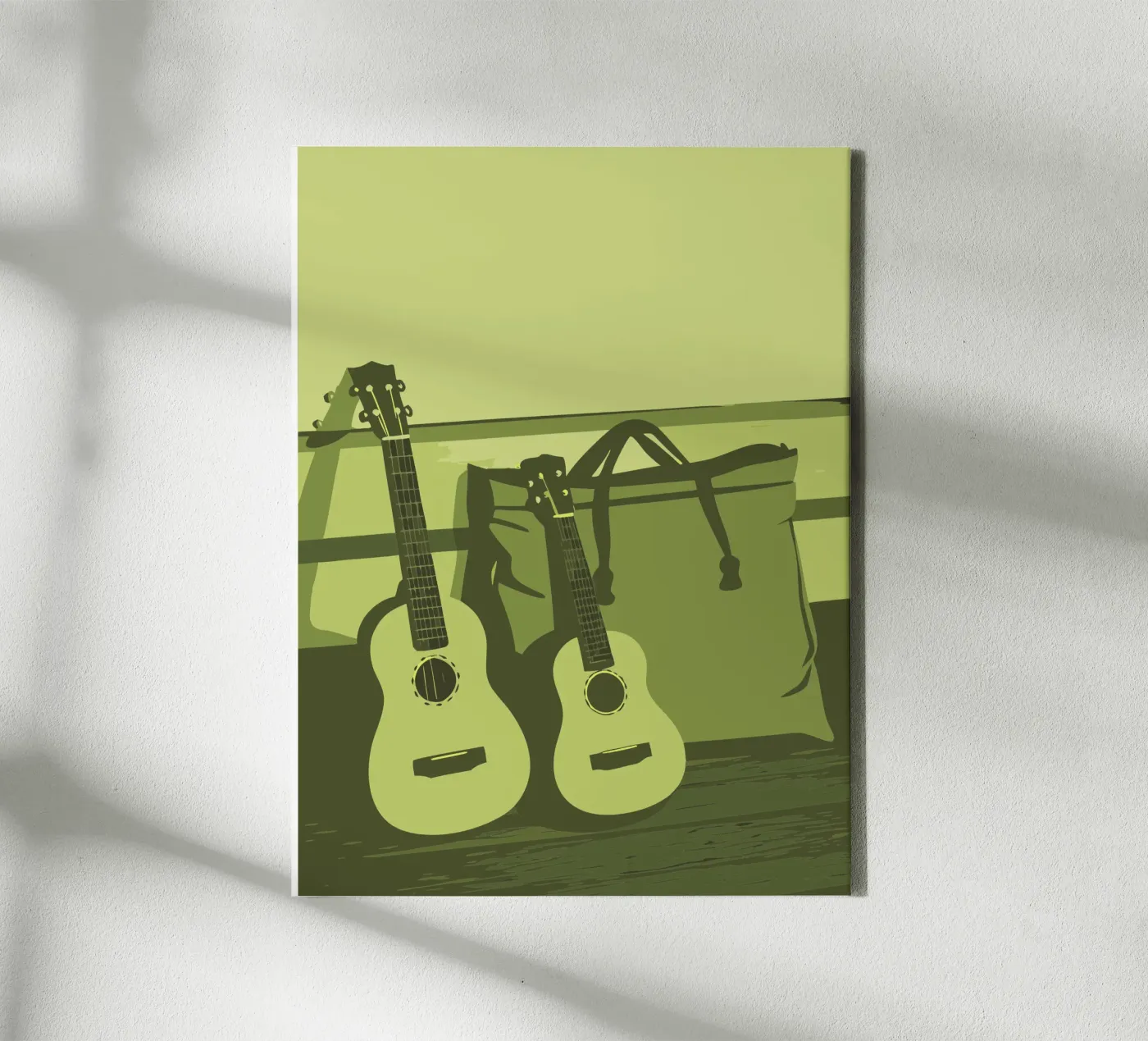 Two Guitars canvas by MUSIC EDITION