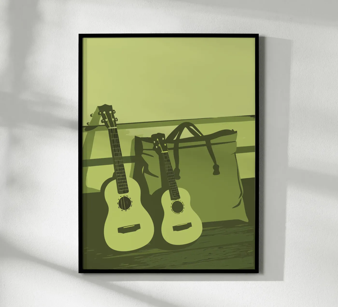 Two Guitars Poster von MUSIC EDITION