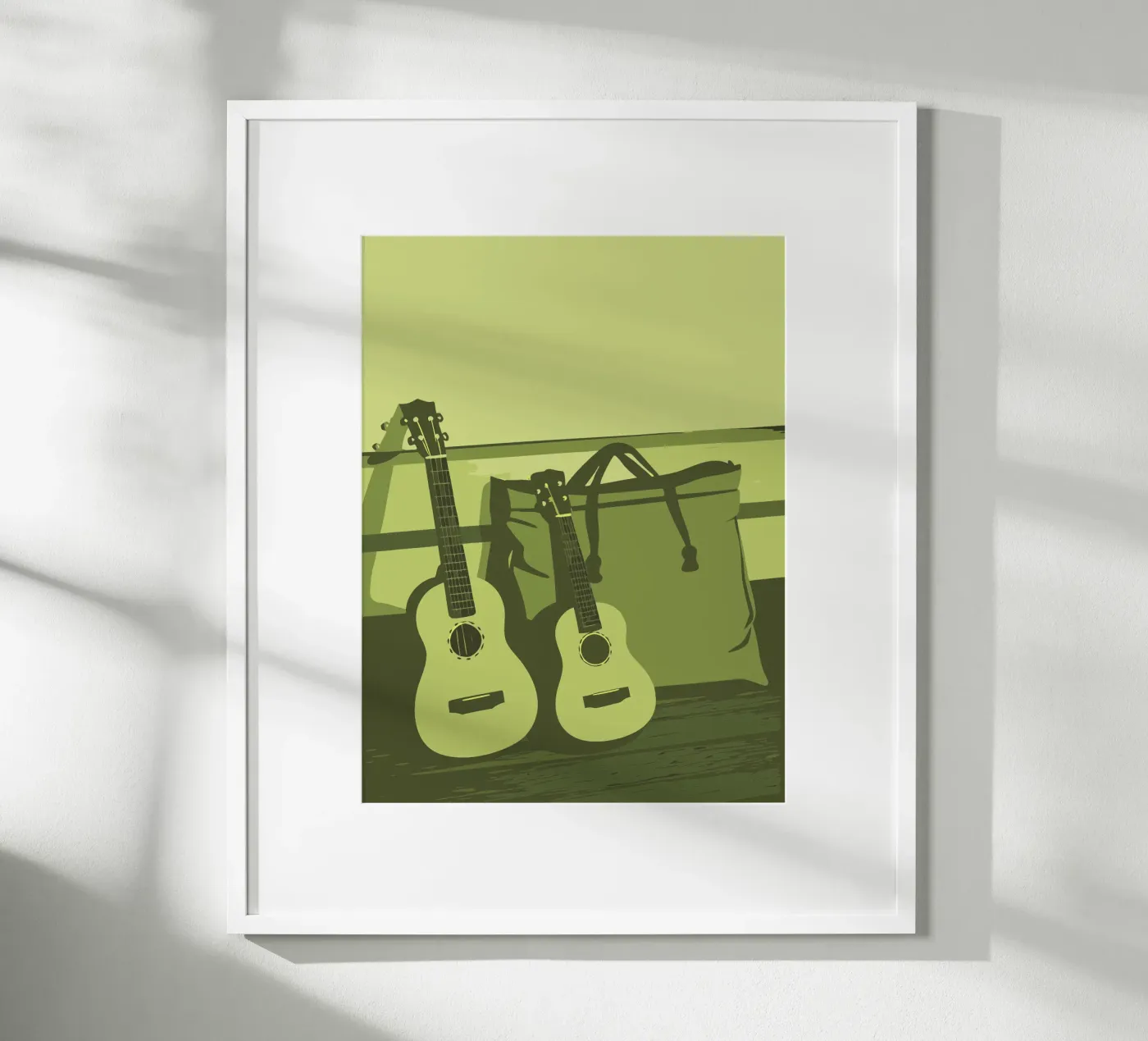Two Guitars Poster von MUSIC EDITION