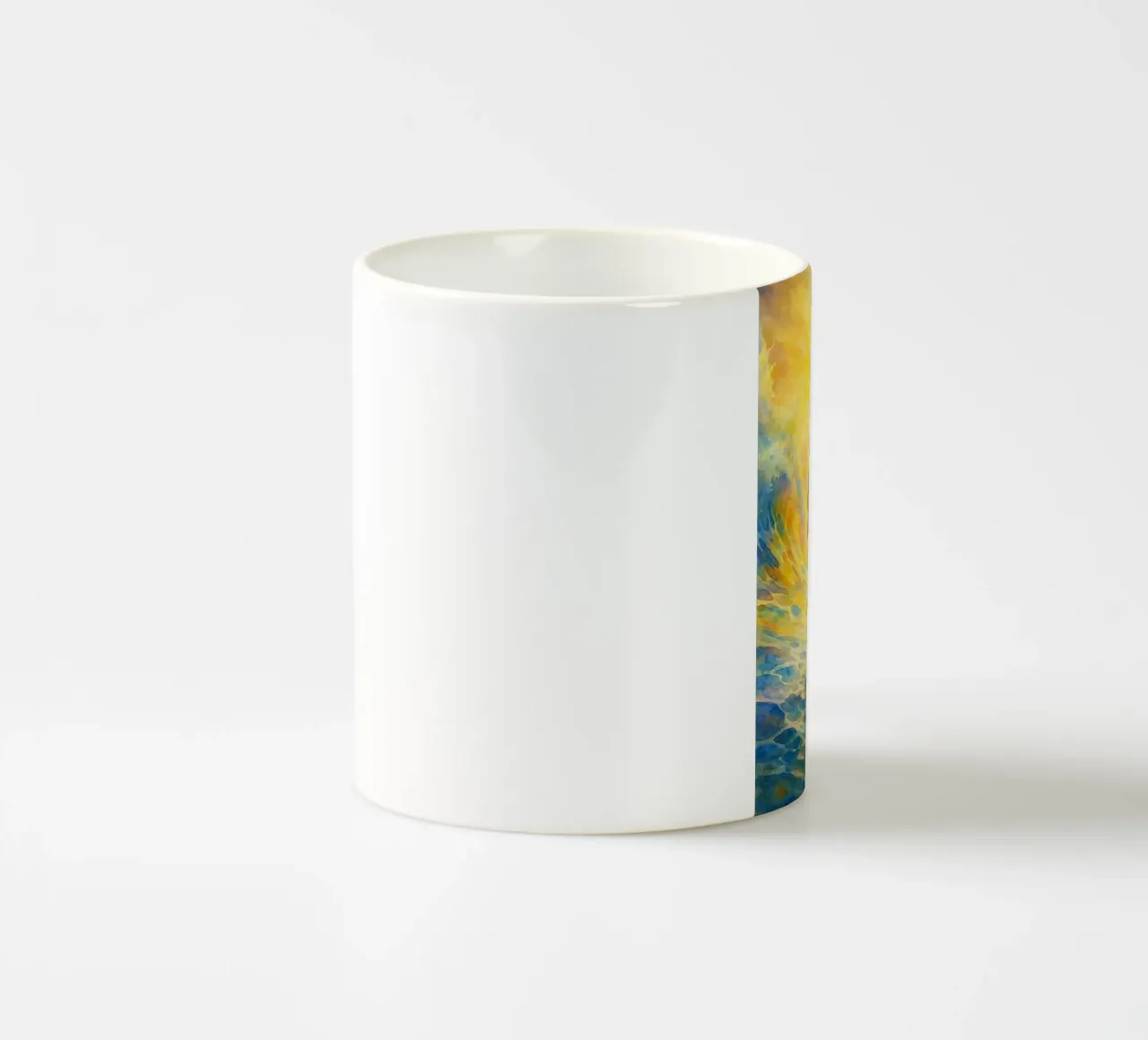Gesù torna a camminare sulle acque tazza in ceramica da kadilans