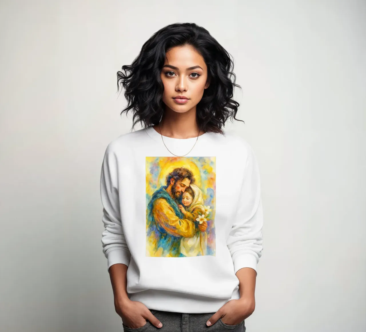 San Giuseppe Cattolico felpa da kadilans