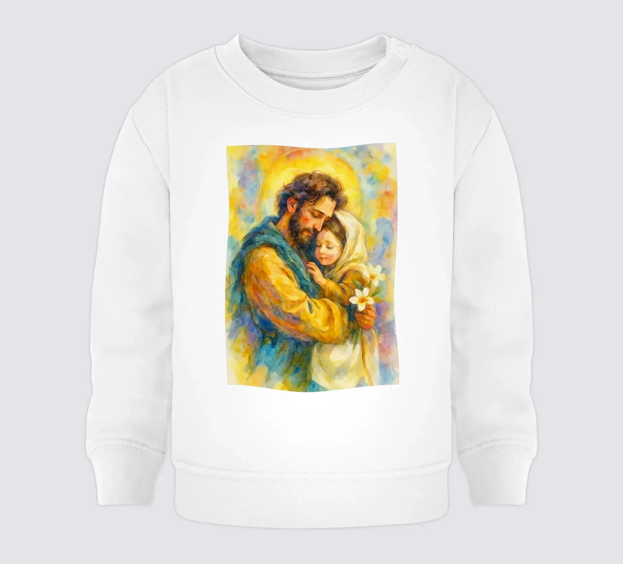 San Giuseppe Cattolico felpa neonato da kadilans
