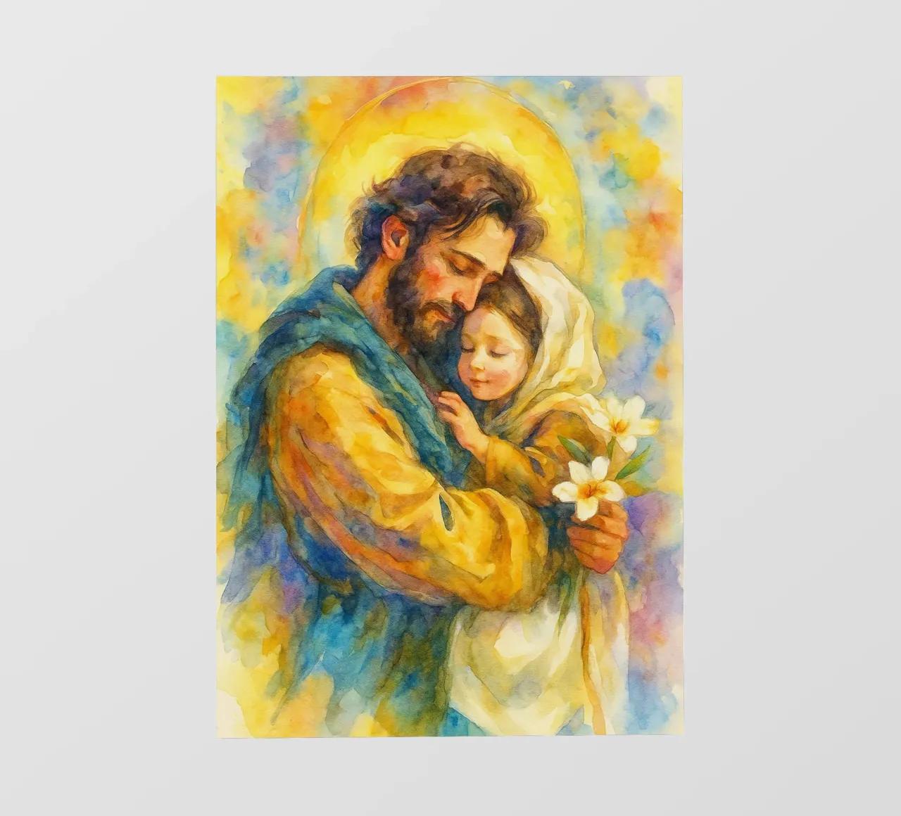 San Giuseppe Cattolico telo in pvc da kadilans