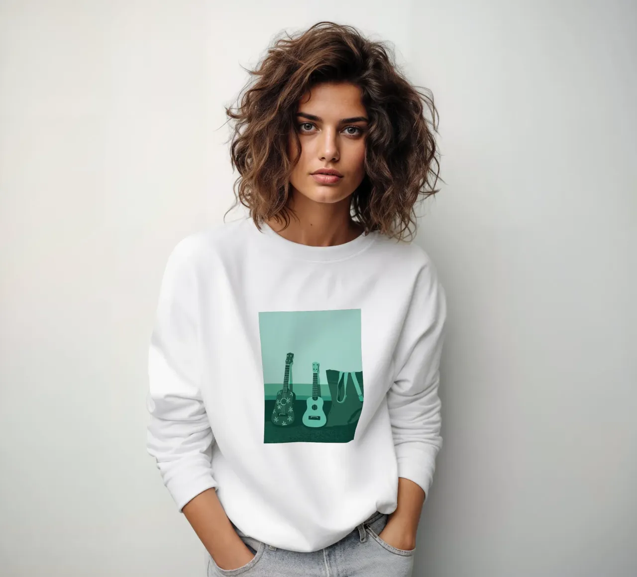 Two Guitars sweatshirt by MUSIC EDITION