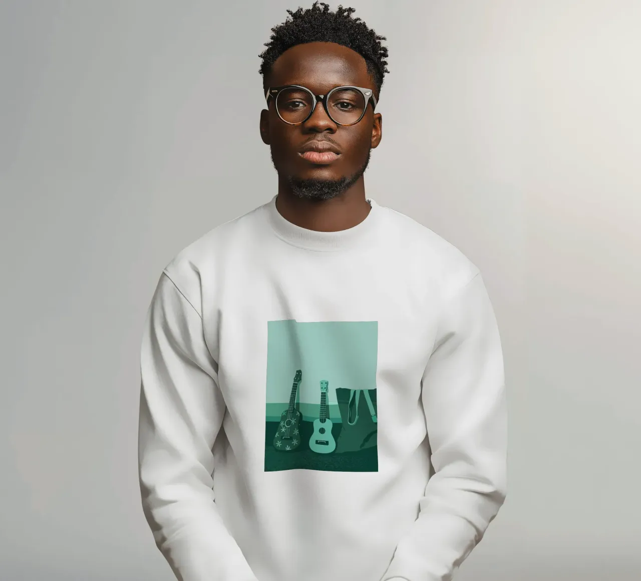 Two Guitars sweatshirt by MUSIC EDITION