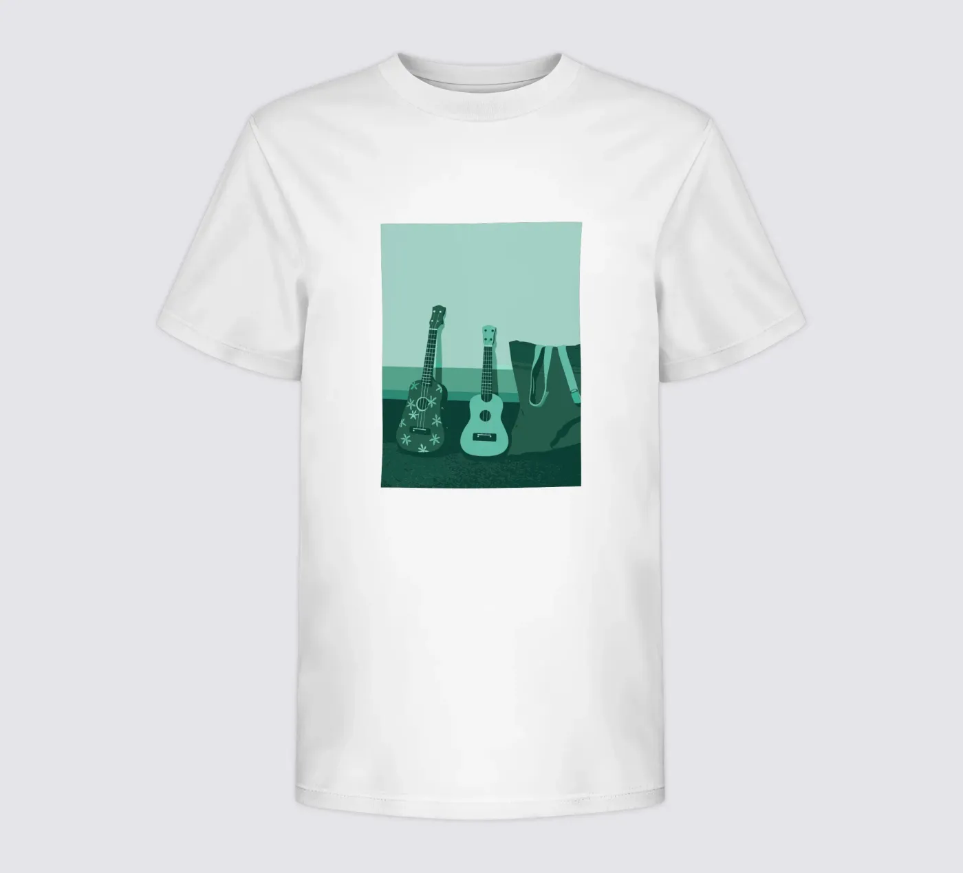 Due chitarre t-shirt bambini da MUSIC EDITION