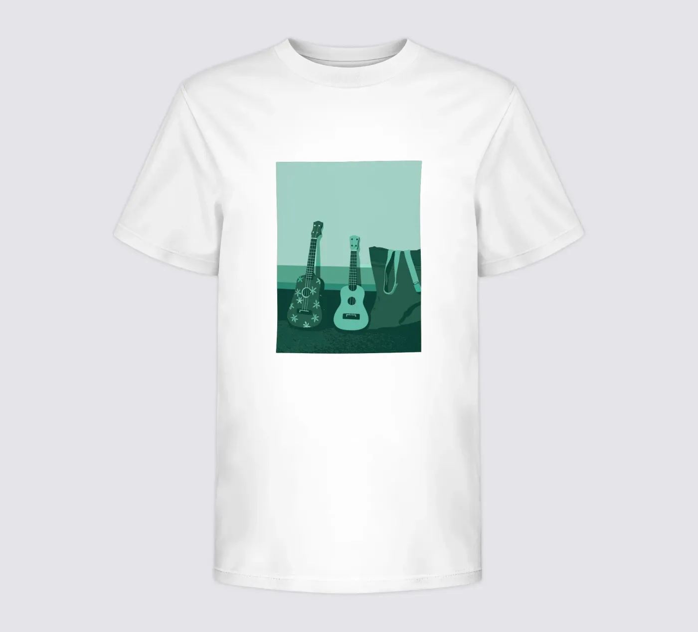 Due chitarre t-shirt bambini da MUSIC EDITION