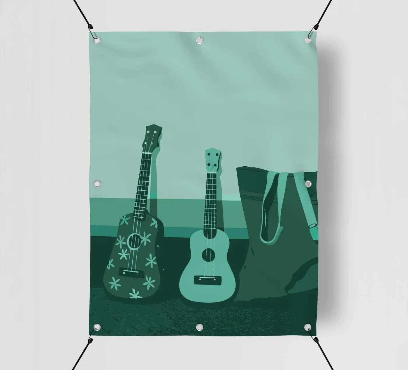 Two Guitars pvc cover by MUSIC EDITION