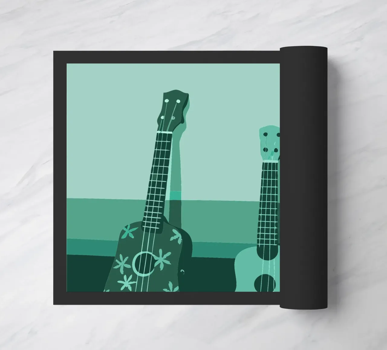 Two Guitars doormat by MUSIC EDITION