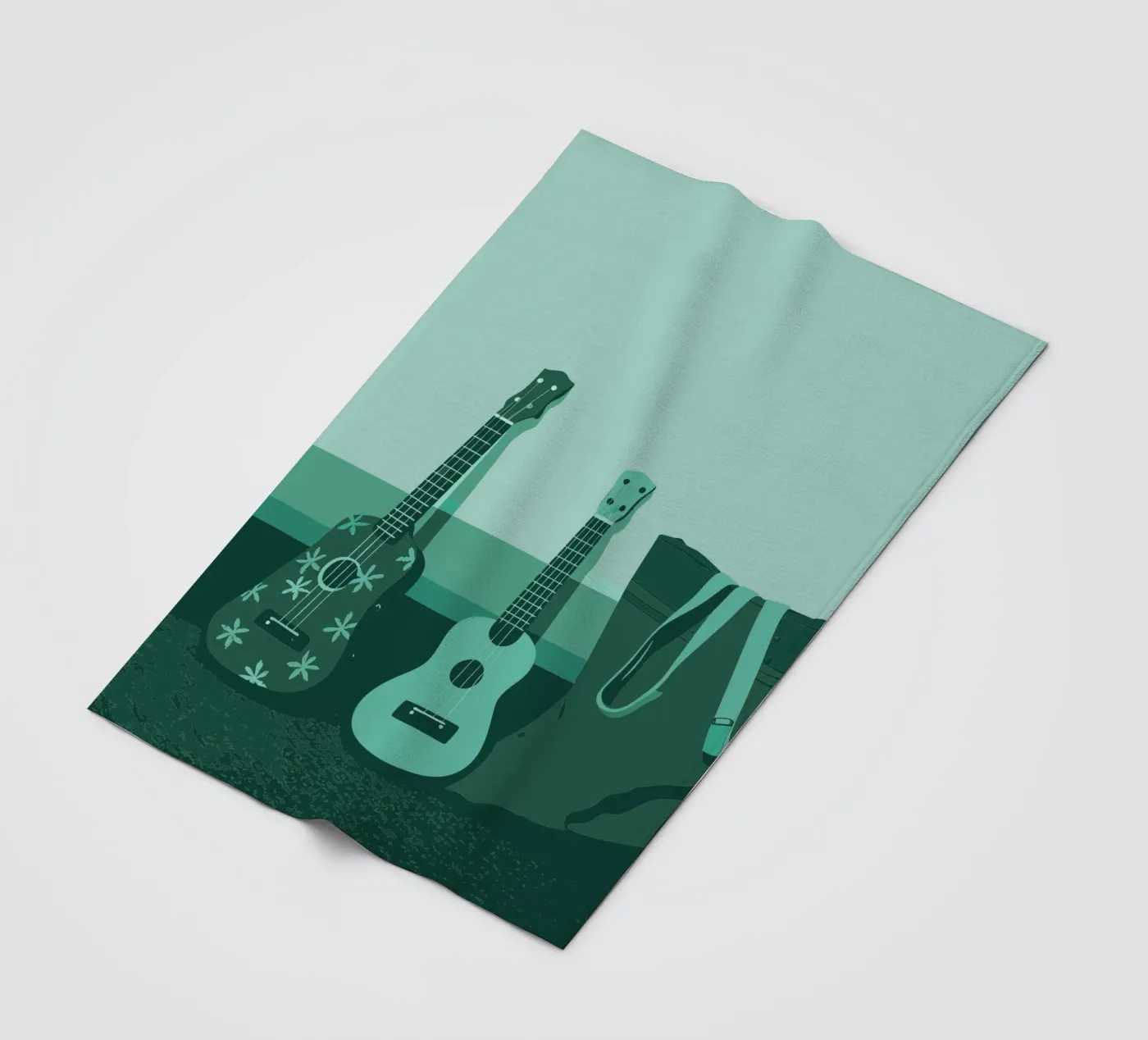 Two Guitars coperta in pile da MUSIC EDITION