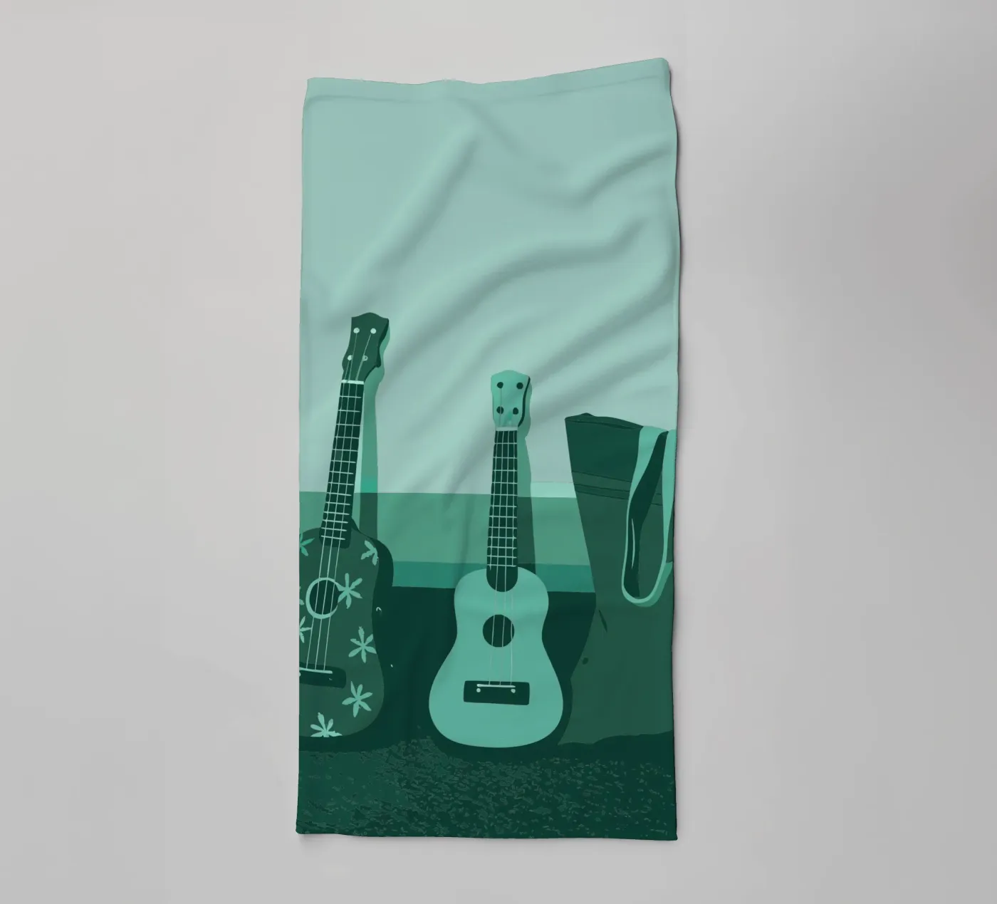 Two Guitars Handtuch von MUSIC EDITION
