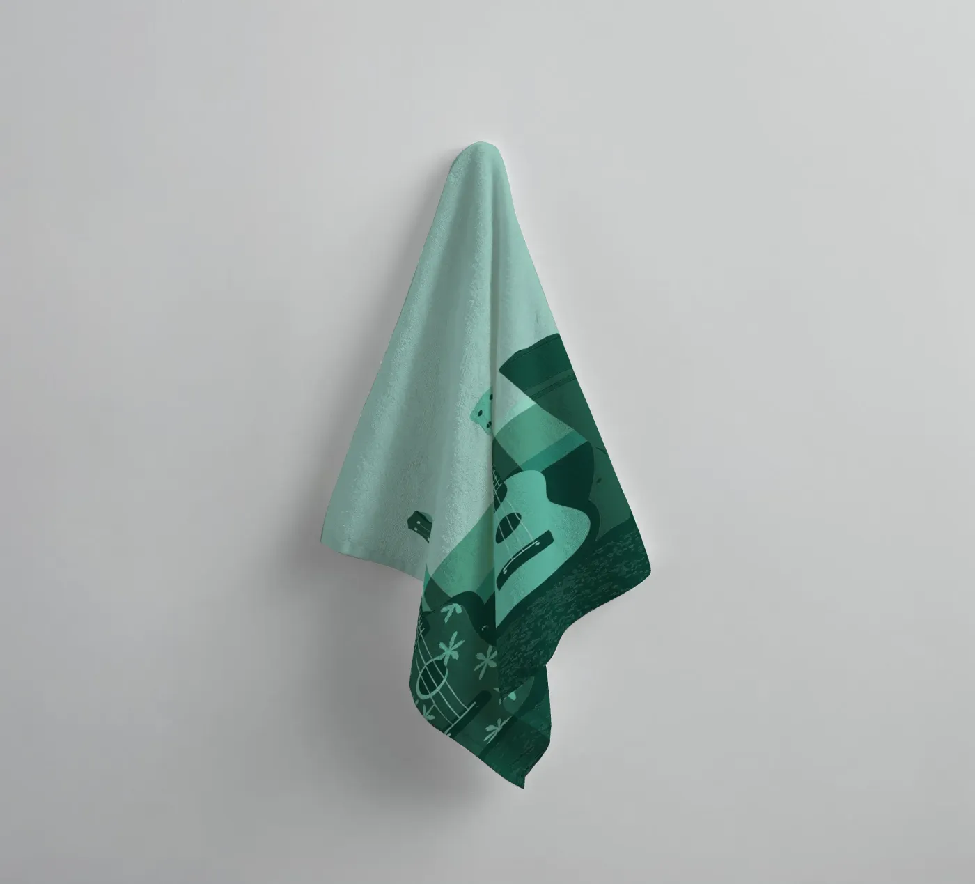 Two Guitars Handtuch von MUSIC EDITION