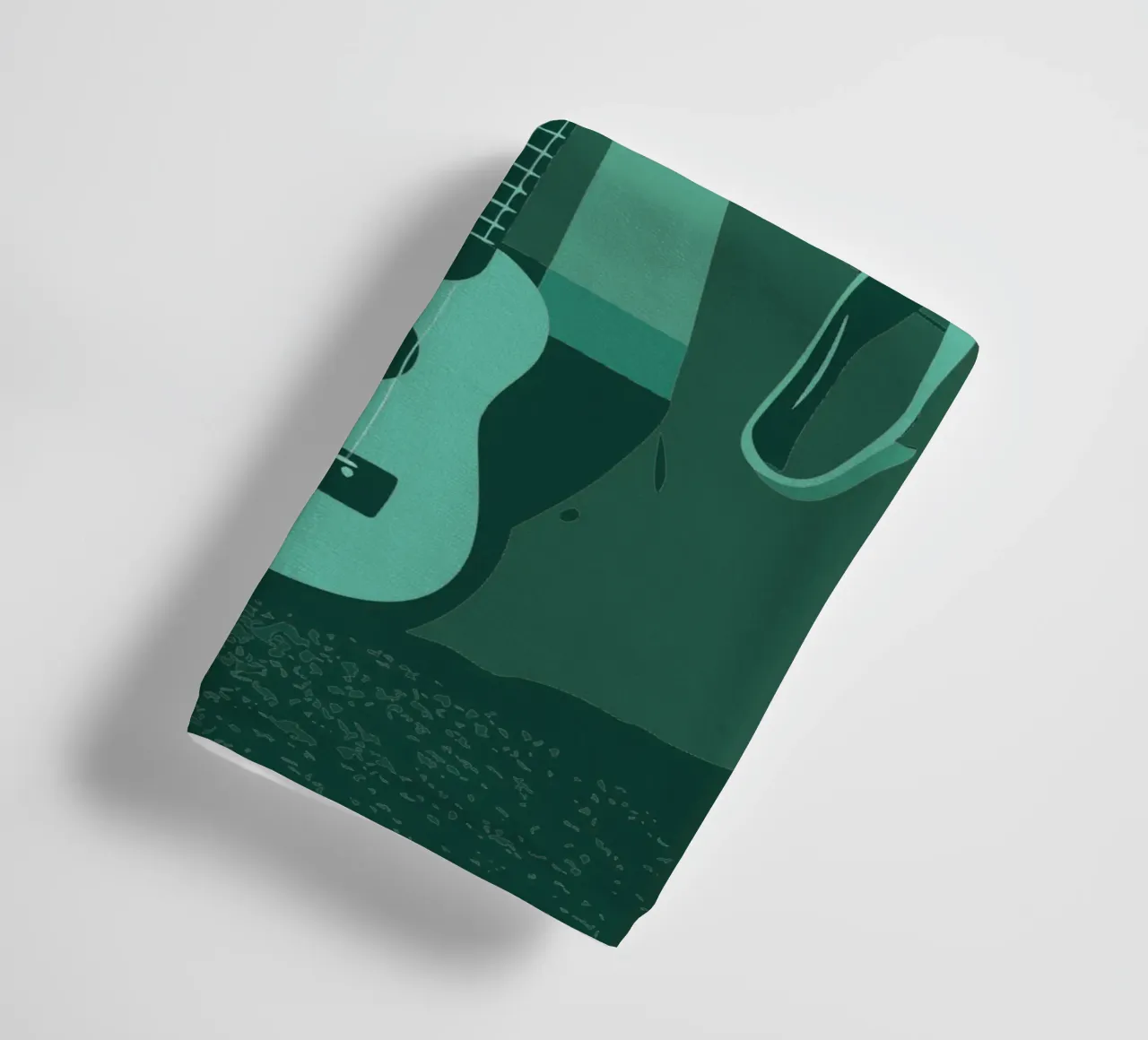 Two Guitars towel by MUSIC EDITION