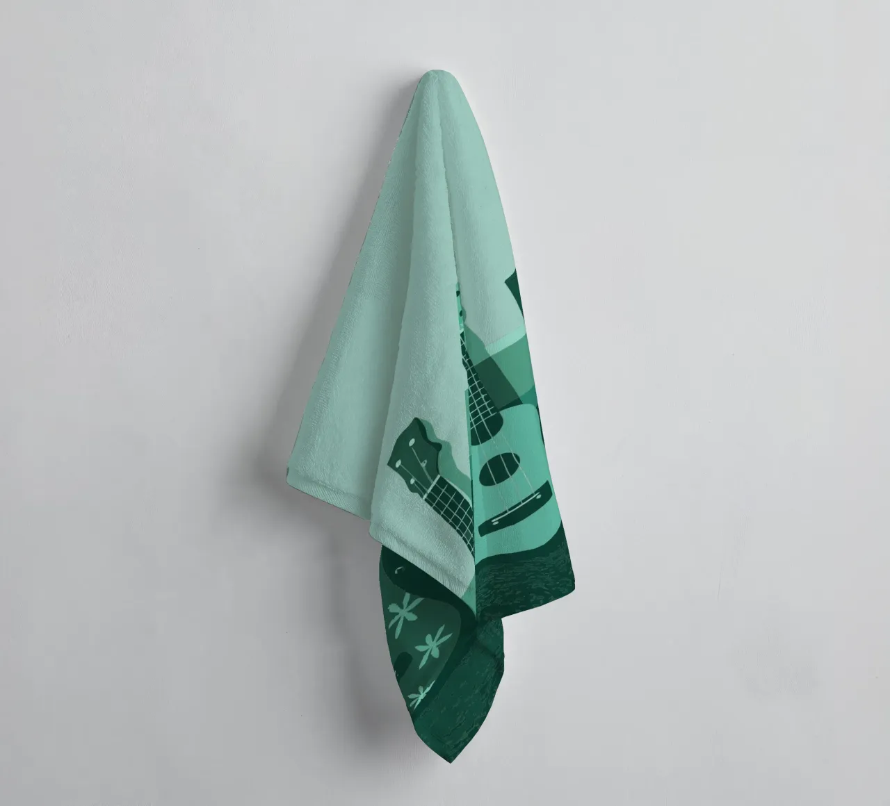 Two Guitars towel by MUSIC EDITION