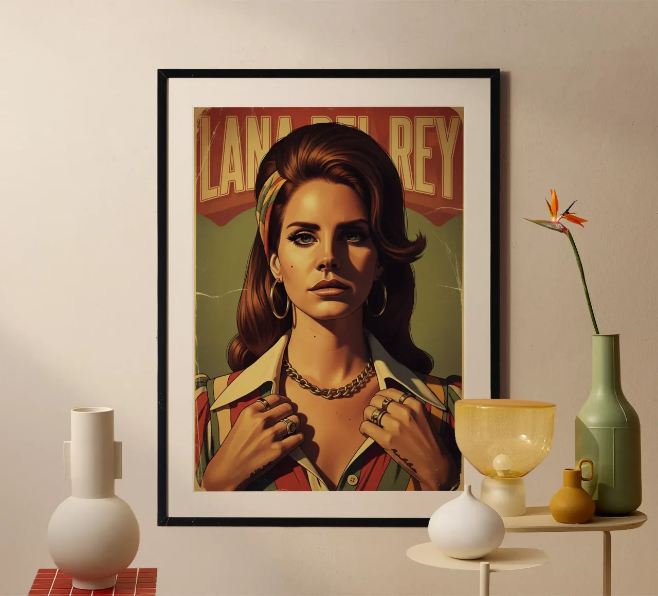 Lana Del Rey - Vintage #2 poster da Lembayung art