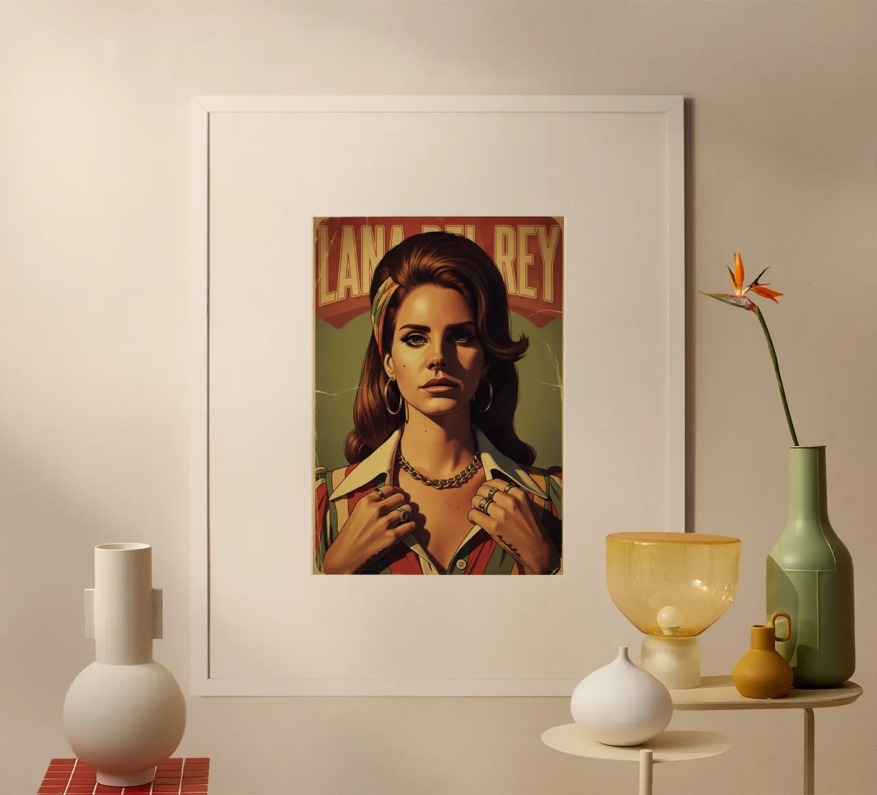 Lana Del Rey - Vintage #2 poster da Lembayung art