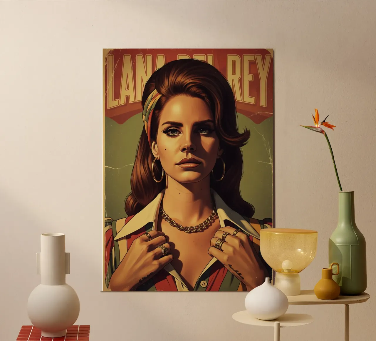 Lana Del Rey - Vintage #2 poster da Lembayung art