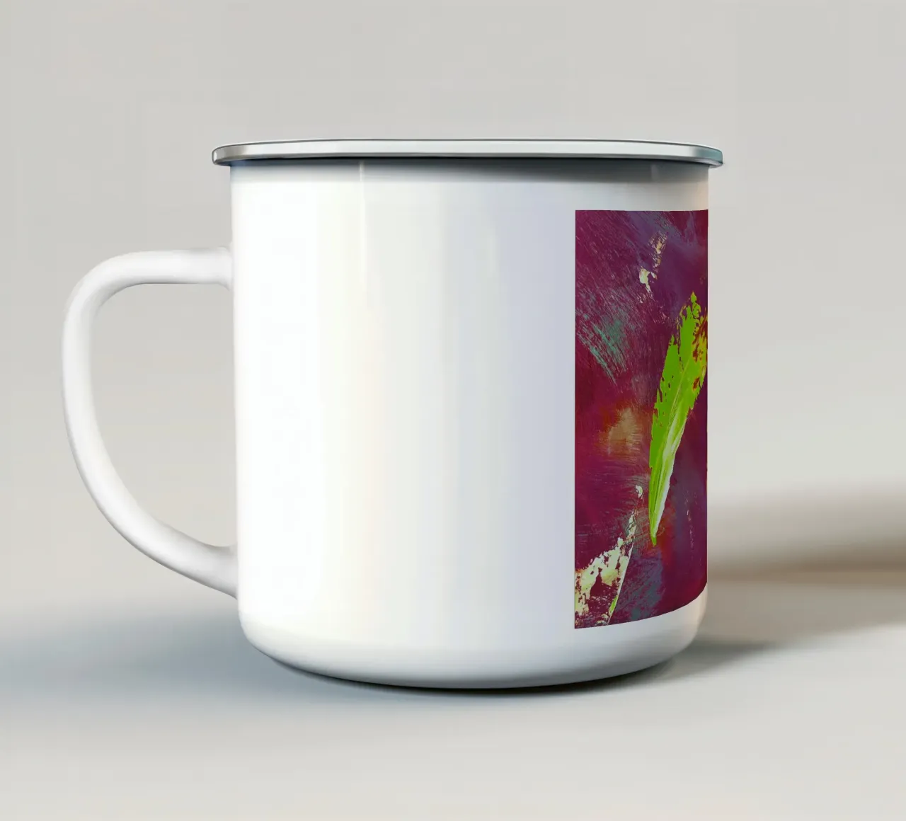 IDEAL GIFT 66 invers tazza in smalto da Thierry Vobmann Abstract painting