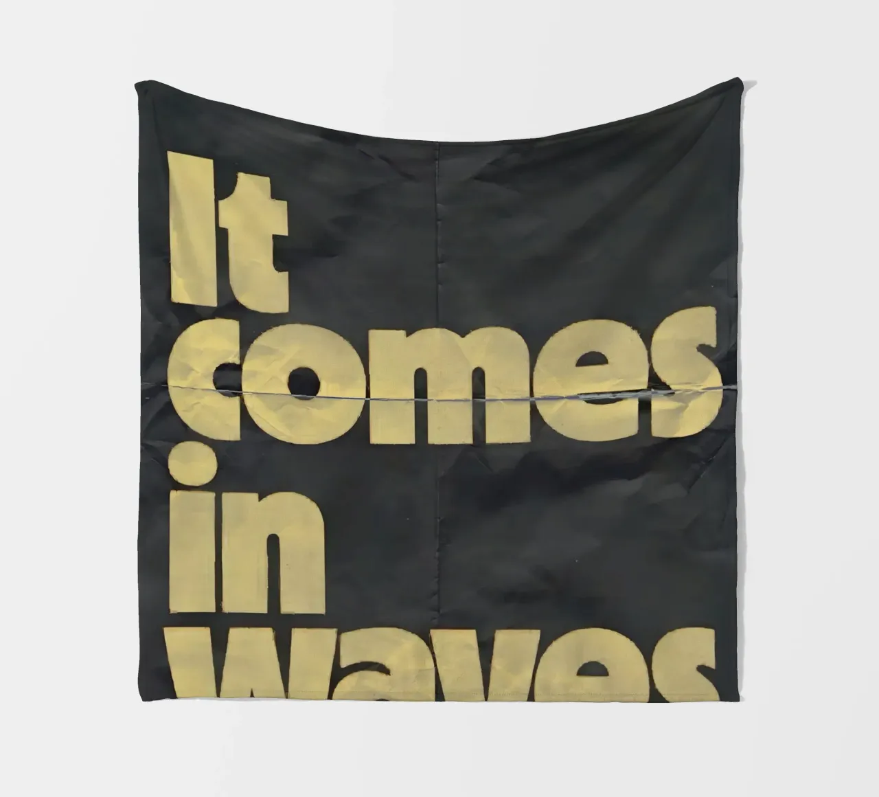 it comes in waves coperta in pile da Type & Tape