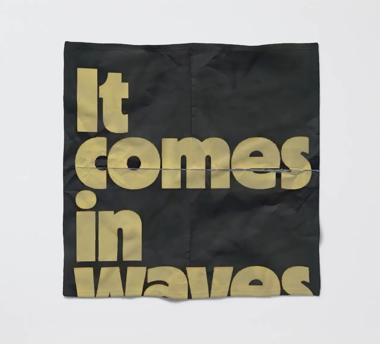 it comes in waves coperta in pile da Type & Tape