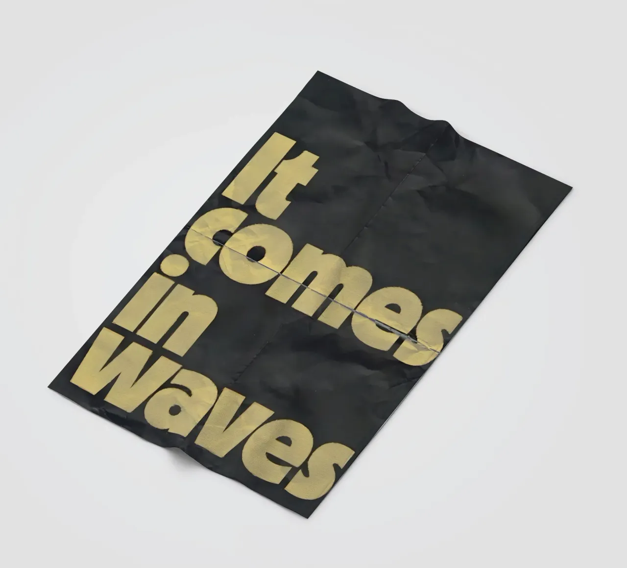 it comes in waves coperta in pile da Type & Tape