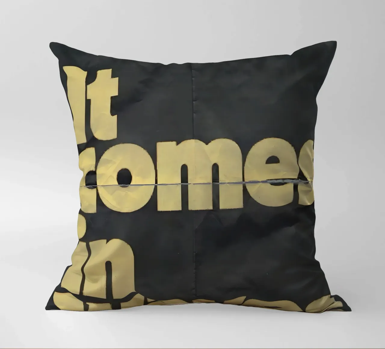 it comes in waves cuscino da Type & Tape