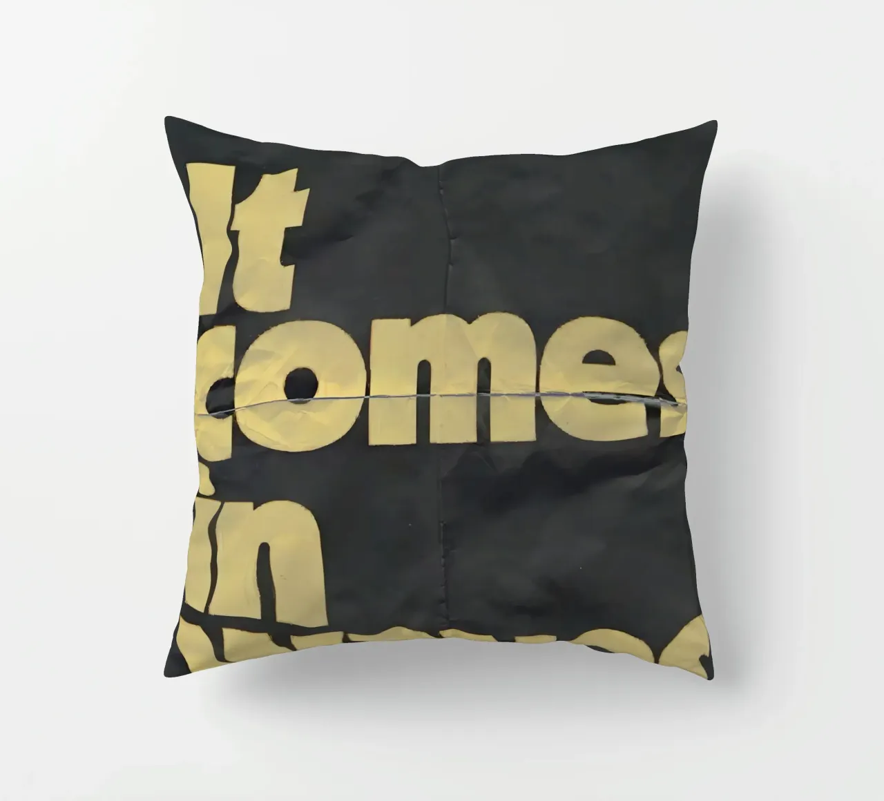 it comes in waves cuscino da Type & Tape