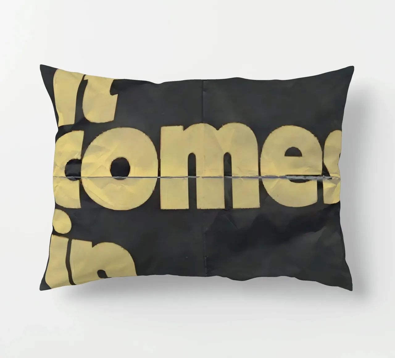 it comes in waves cuscino da Type & Tape