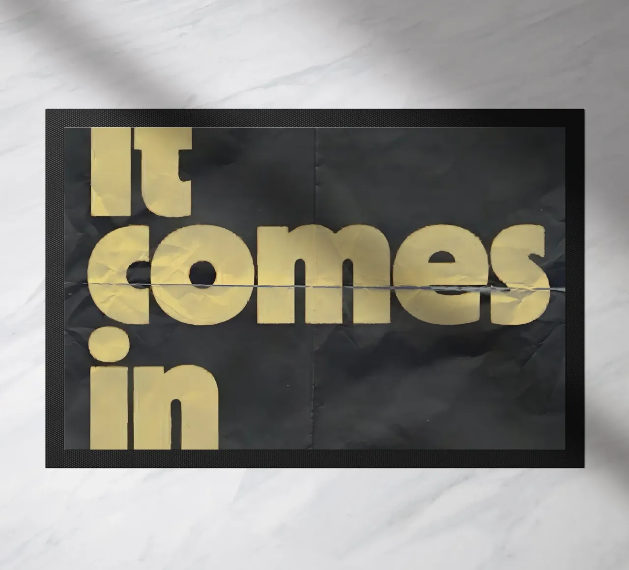 it comes in waves zerbino da Type & Tape