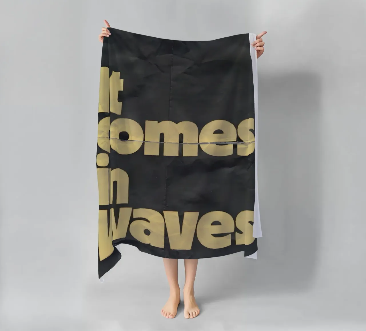 it comes in waves telo mare da Type & Tape