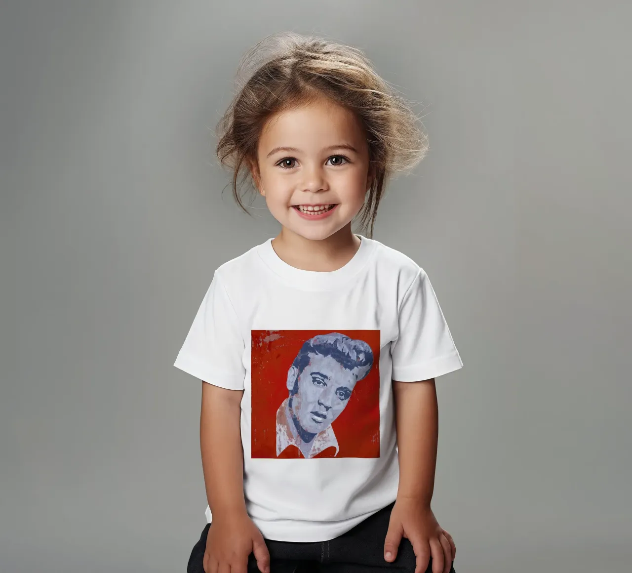 Elvis t-shirt bambini da Andy Bridge