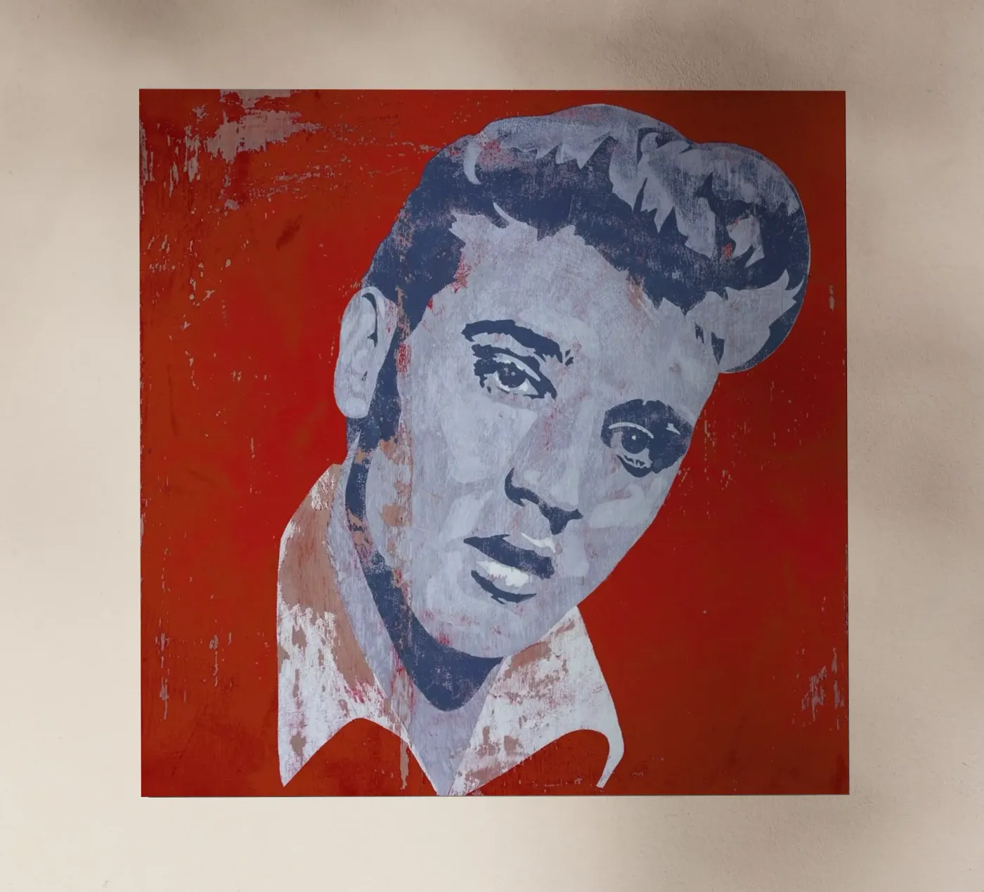Elvis backlit folie van Andy Bridge