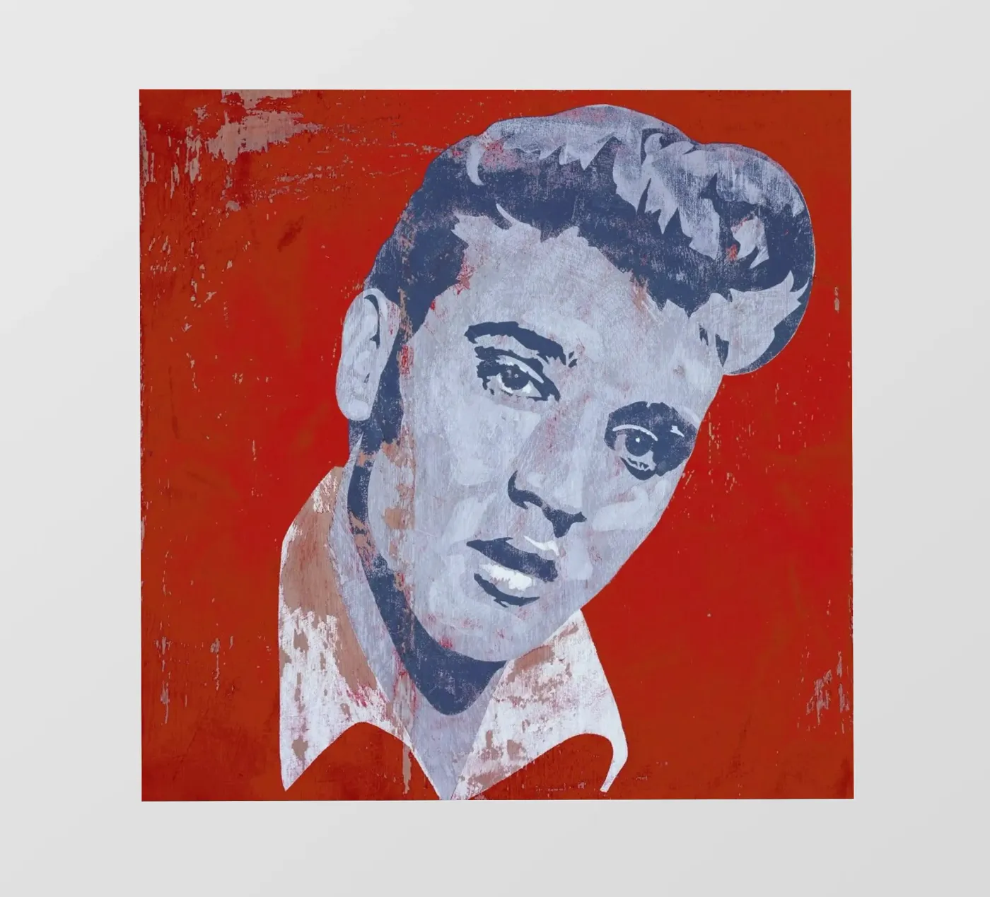 Elvis backlit folie van Andy Bridge