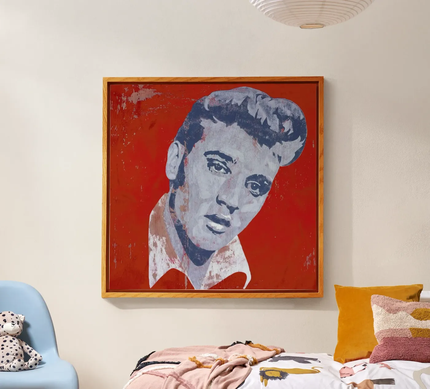 Elvis Acryl-Glas von Andy Bridge
